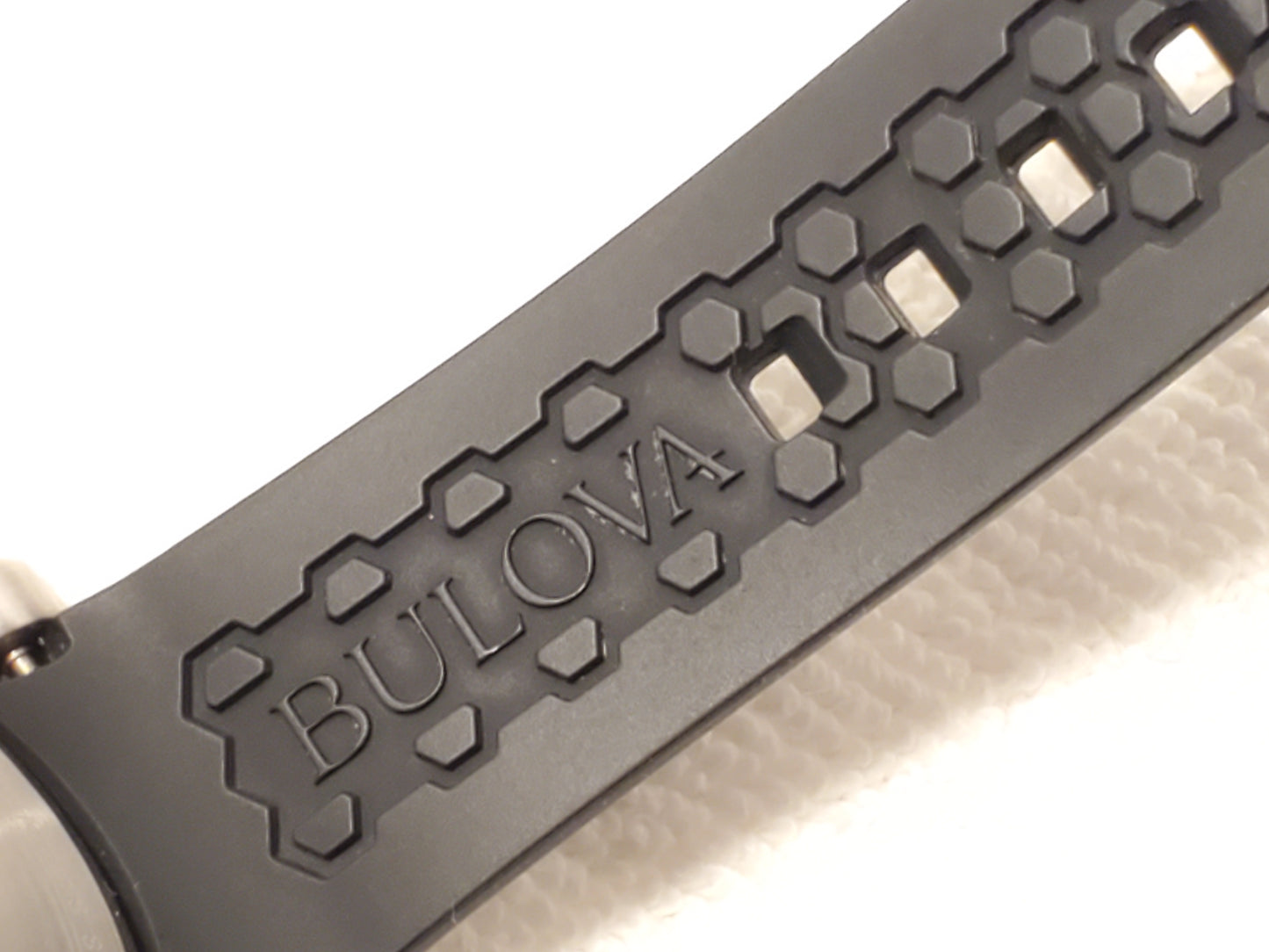 Bulova Precisionist Men's Chronograph Date Black Watch WR 200 Meters 16 Jewels