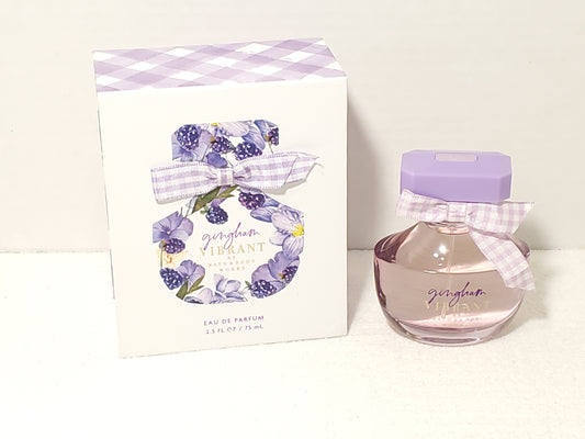 Bath & Body Works Gingham Vibrant Eau De Parfum 2.5 oz Perfume Spray Purple NIB