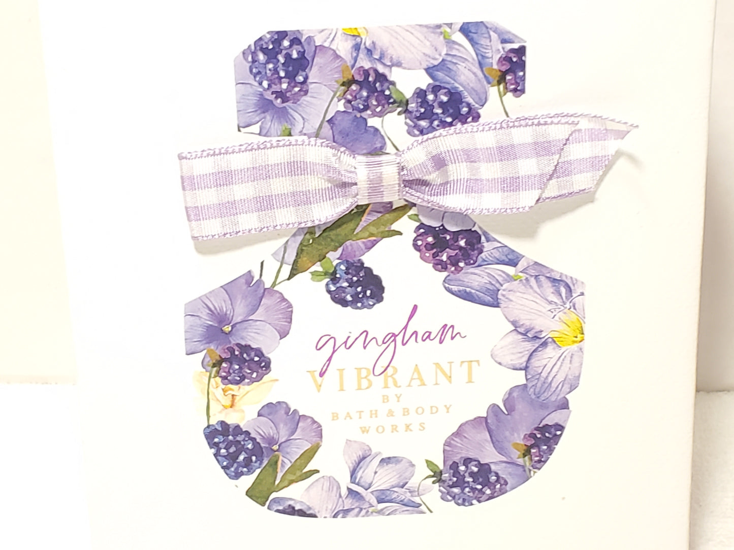 Bath & Body Works Gingham Vibrant Eau De Parfum 2.5 oz Perfume Spray Purple NIB