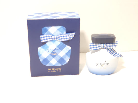 Bath & Body Works Gingham Eau De Parfum 2.5 oz Bottle Perfume Spray Blue NIB