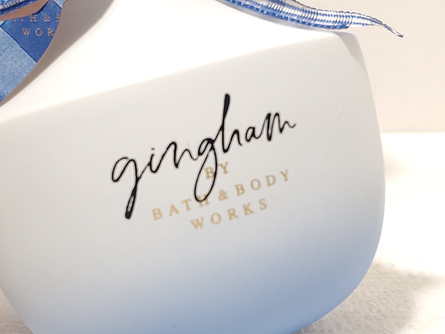 Bath & Body Works Gingham Eau De Parfum 2.5 oz Bottle Perfume Spray Blue NIB