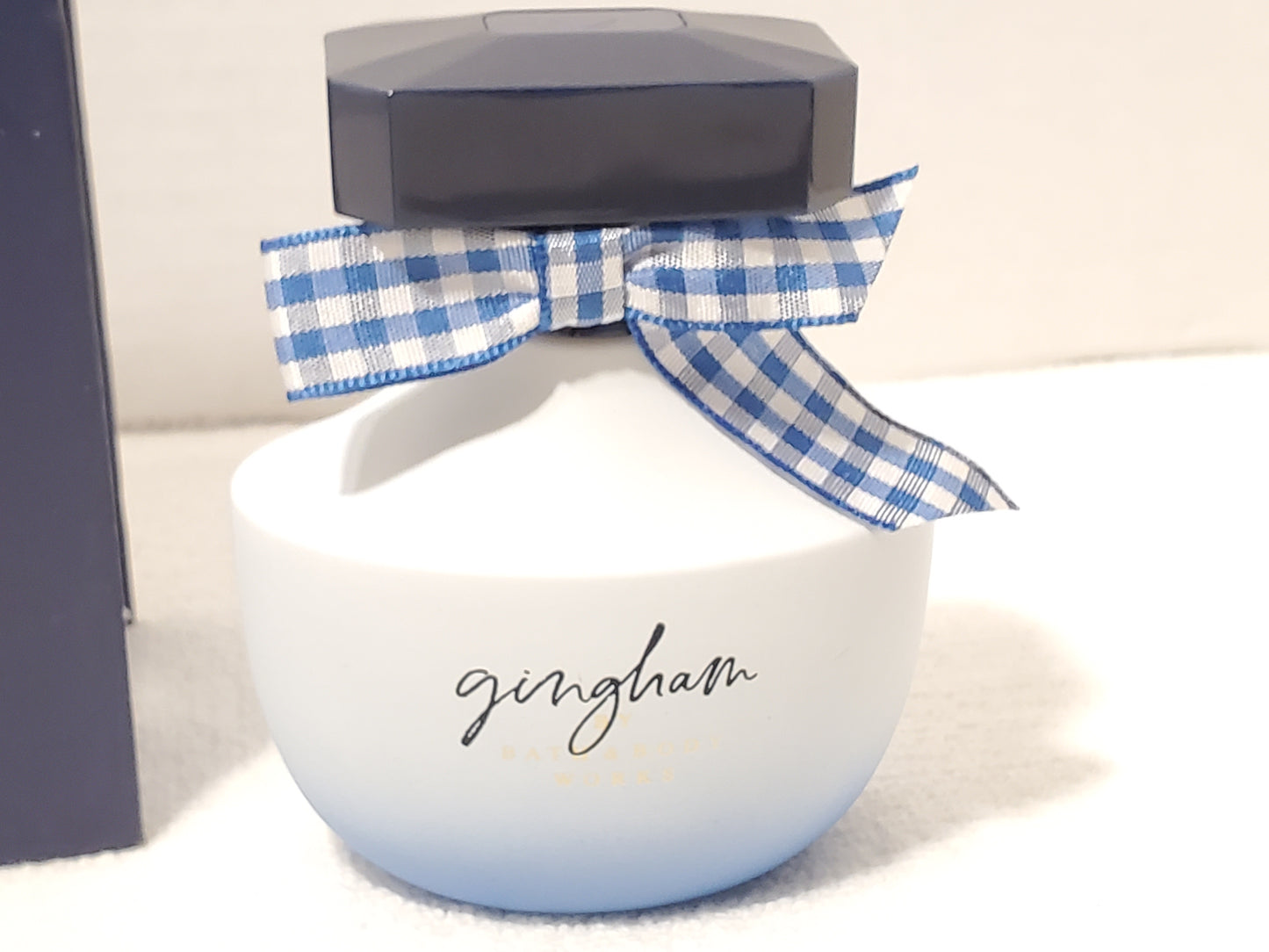 Bath & Body Works Gingham Eau De Parfum 2.5 oz Bottle Perfume Spray Blue NIB