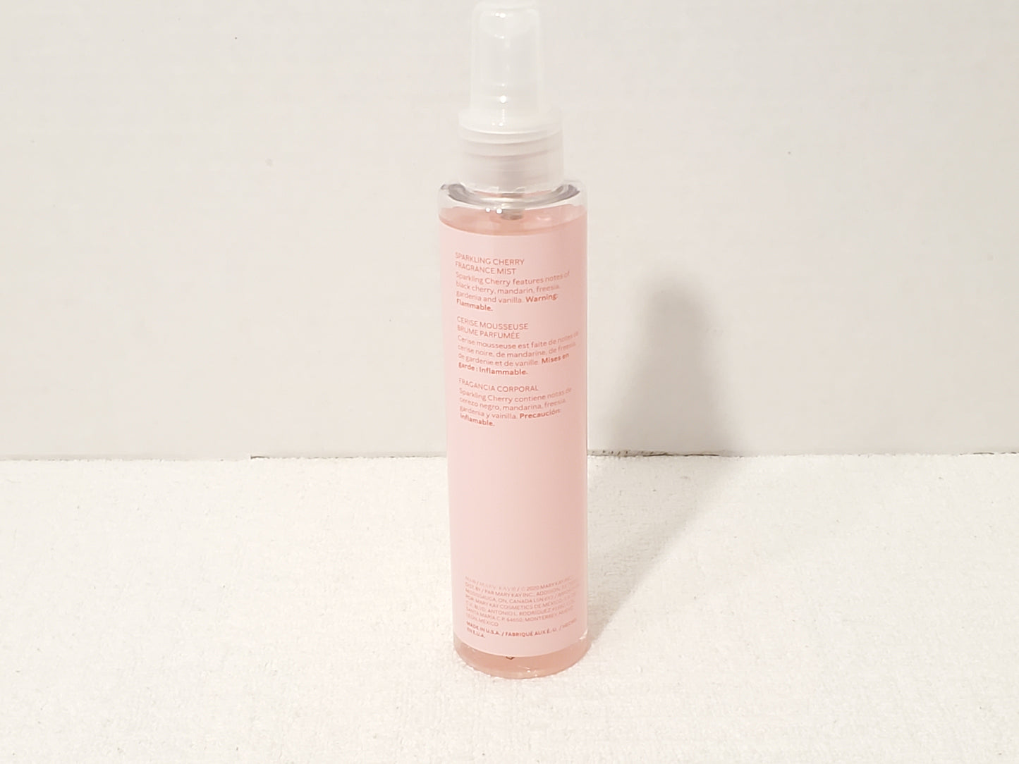 Mary Kay Sparkling Cherry Fragrance Women's Mist 5 fl oz Pink Bottle Spray NEW