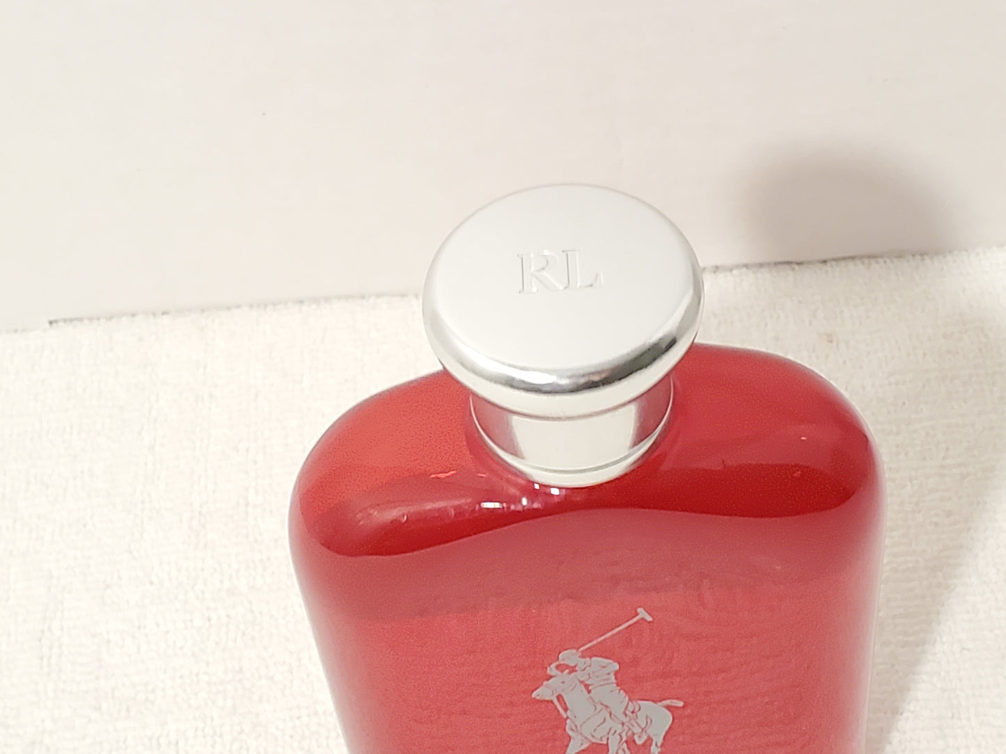 Ralph Lauren Polo Red Silver Logo Men's Cologne 4.2 oz Bottle Spray France