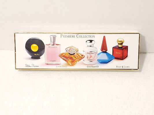 Lot of 6 Vintage Prestige ET Collections Paris Mini Perfumes Splash Women's