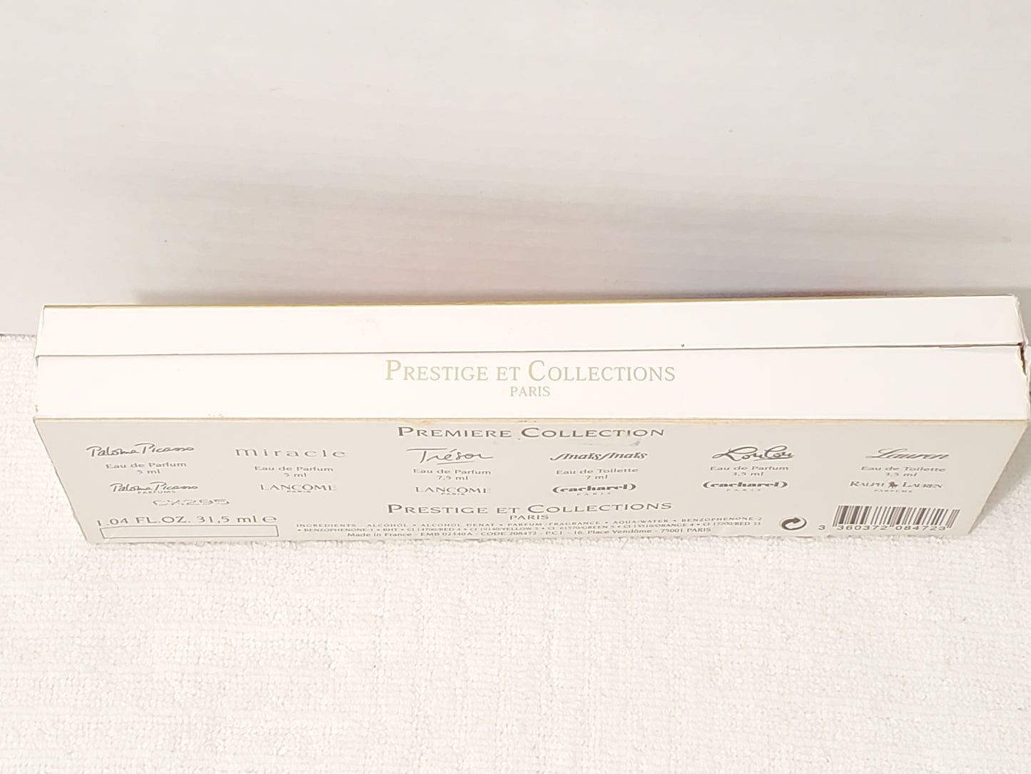 Lot of 6 Vintage Prestige ET Collections Paris Mini Perfumes Splash Women's