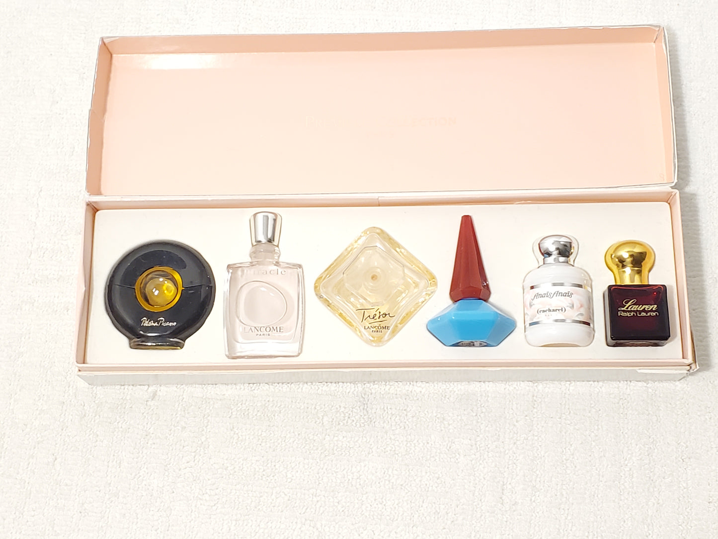 Lot of 6 Vintage Prestige ET Collections Paris Mini Perfumes Splash Women's