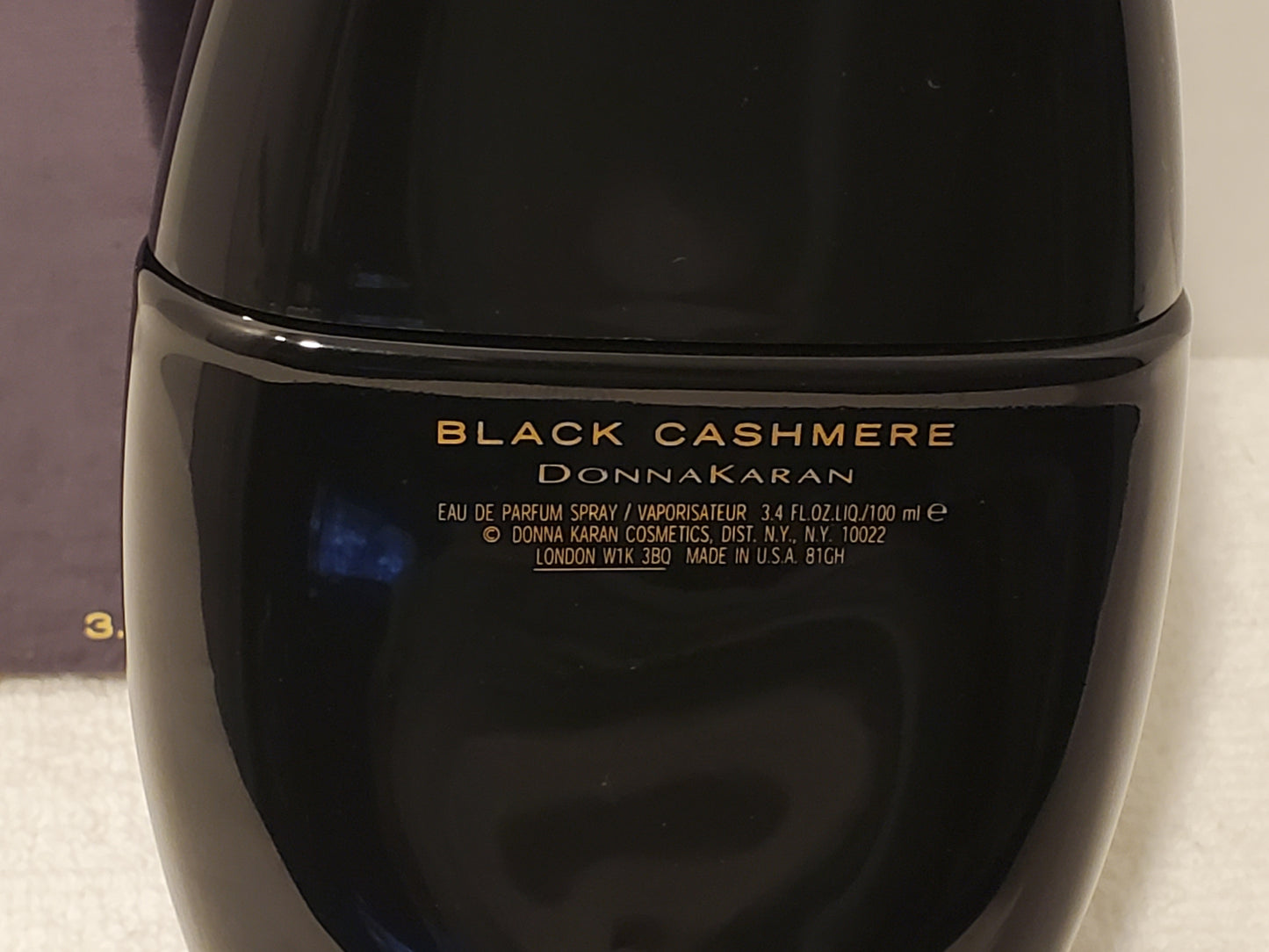 Vintage Black Cashmere by Donna Karan Women's Perfume 3.4 oz Bottle Spray USA
