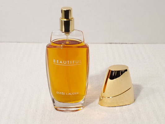 Vintage Beautiful Women's Perfume by Estee Lauder 2.5 oz Spray Bottle Made USA