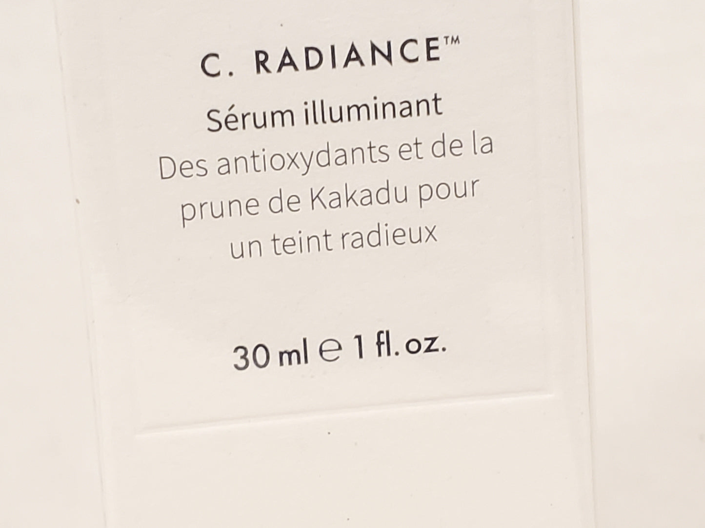 Monat C Radiance Iluminating Serum Glow Intensifying 1 fl oz New Sealed Box