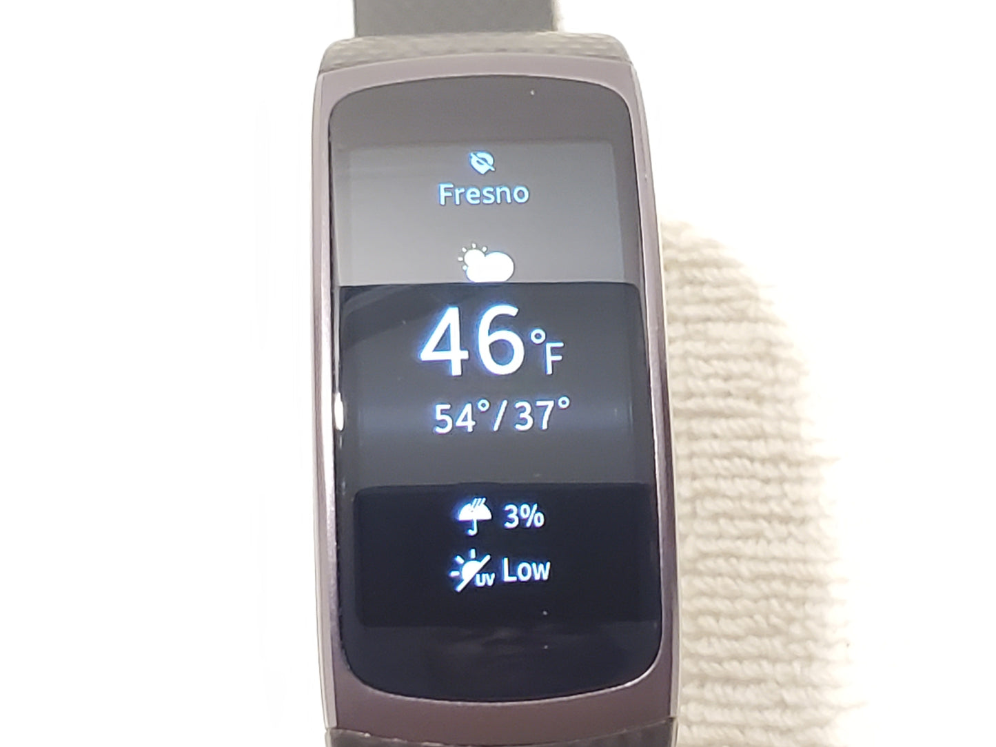 Samsung Gear Fit 2 Fitness Tracker Smartwatch GPS Music Heart Rate R360 Gray