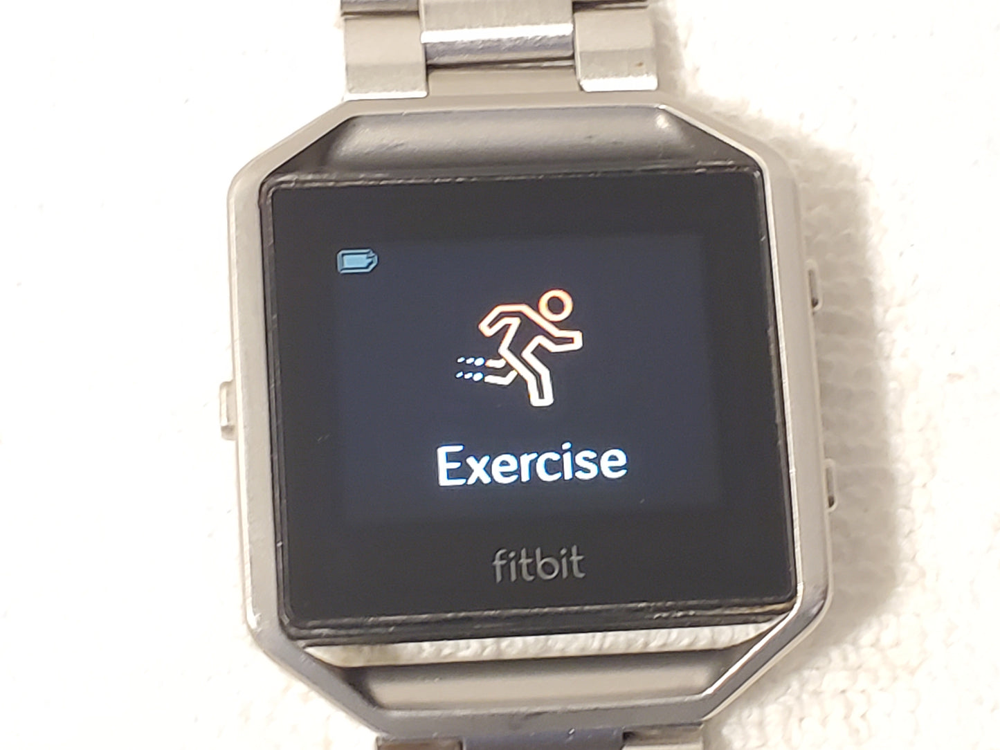 Fitbit Blaze Smart Fitness Tracker Watch Heart Rate Sleep Music Alarms S Steel
