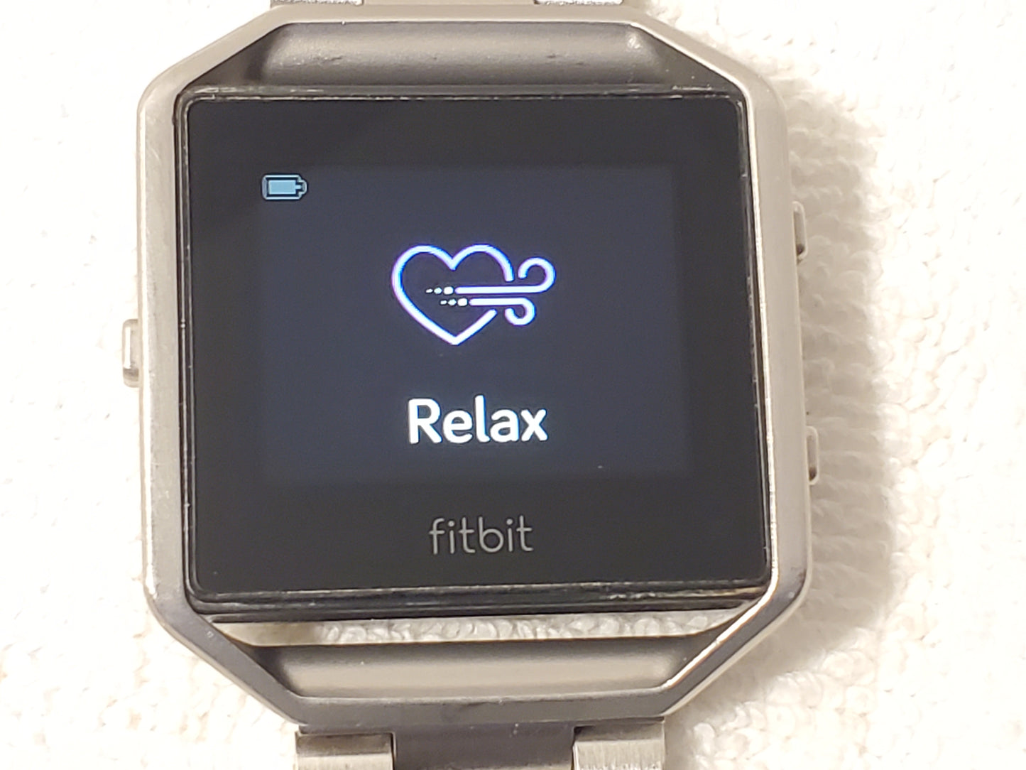 Fitbit Blaze Smart Fitness Tracker Watch Heart Rate Sleep Music Alarms S Steel
