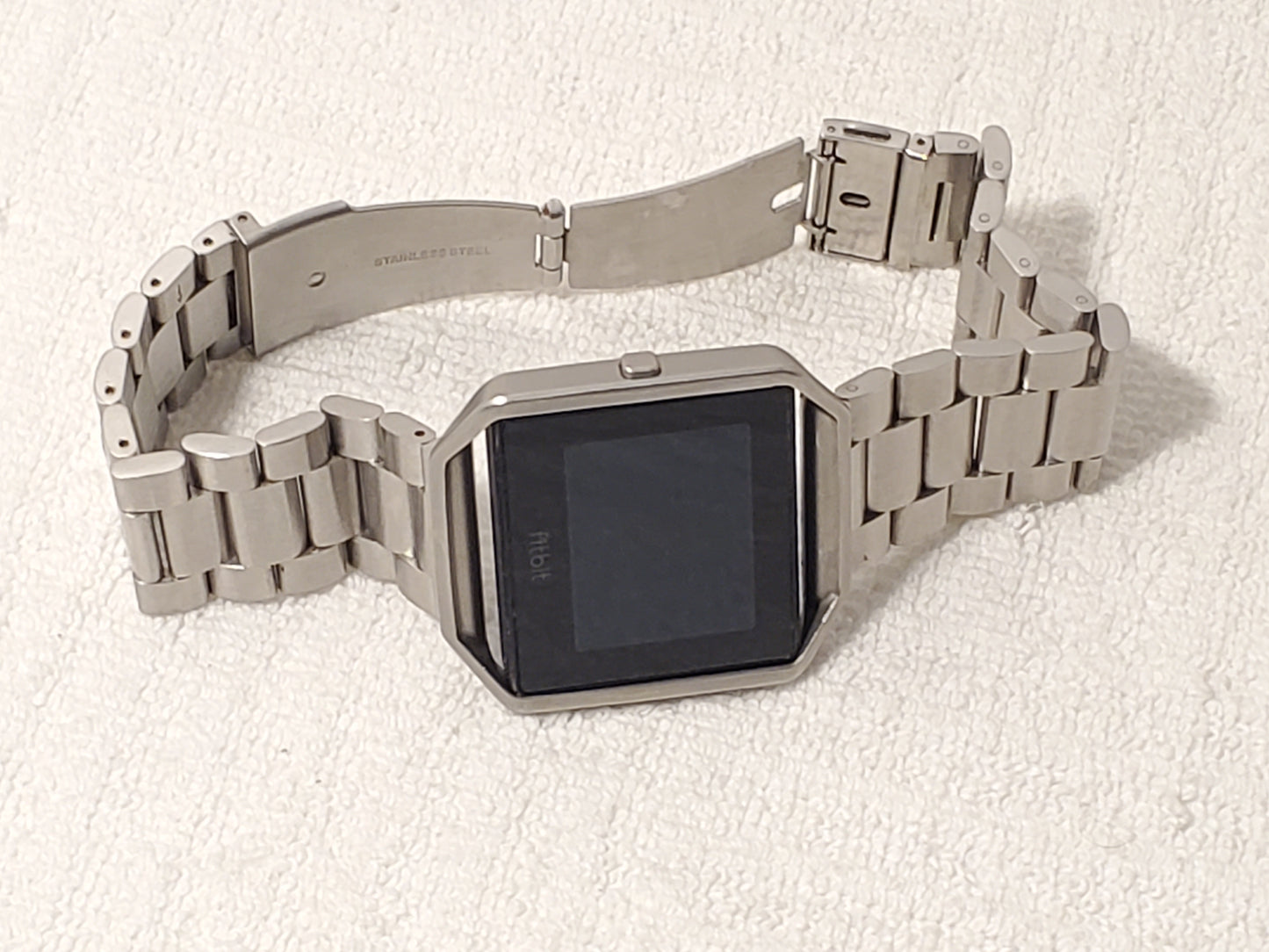 Fitbit Blaze Smart Fitness Tracker Watch Heart Rate Sleep Music Alarms S Steel