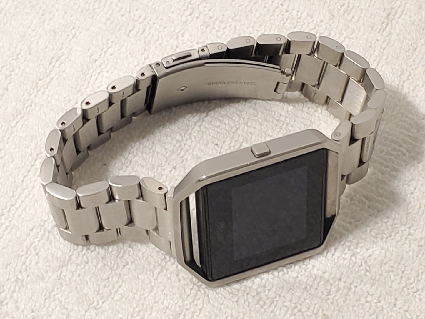 Fitbit Blaze Smart Fitness Tracker Watch Heart Rate Sleep Music Alarms S Steel