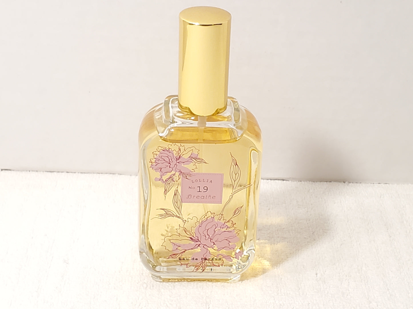 Lollia Breathe No. 19 Eau de Parfum Peony White Lily Women Perfume 3.5 oz Bottle