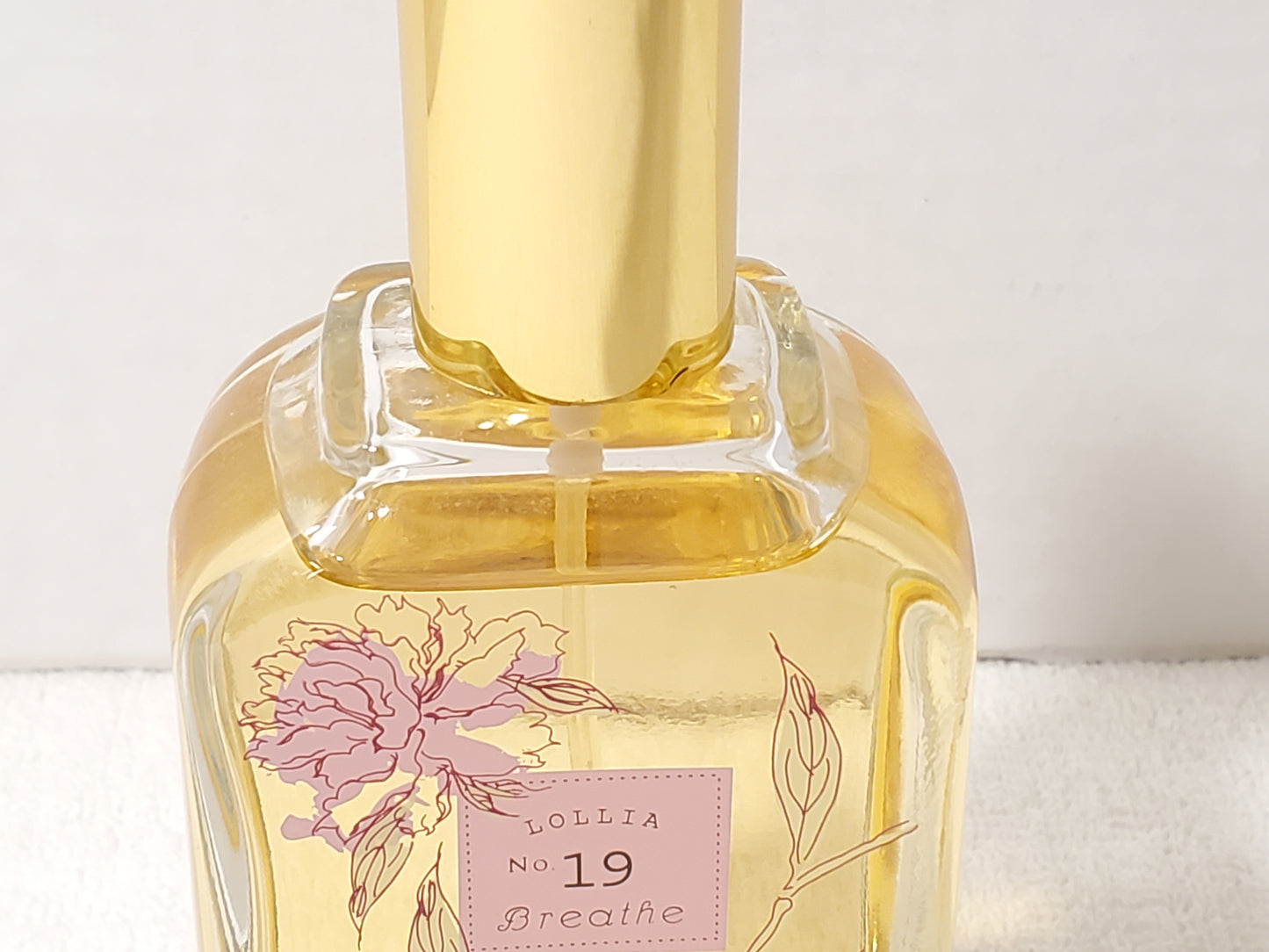 Lollia Breathe No. 19 Eau de Parfum Peony White Lily Women Perfume 3.5 oz Bottle