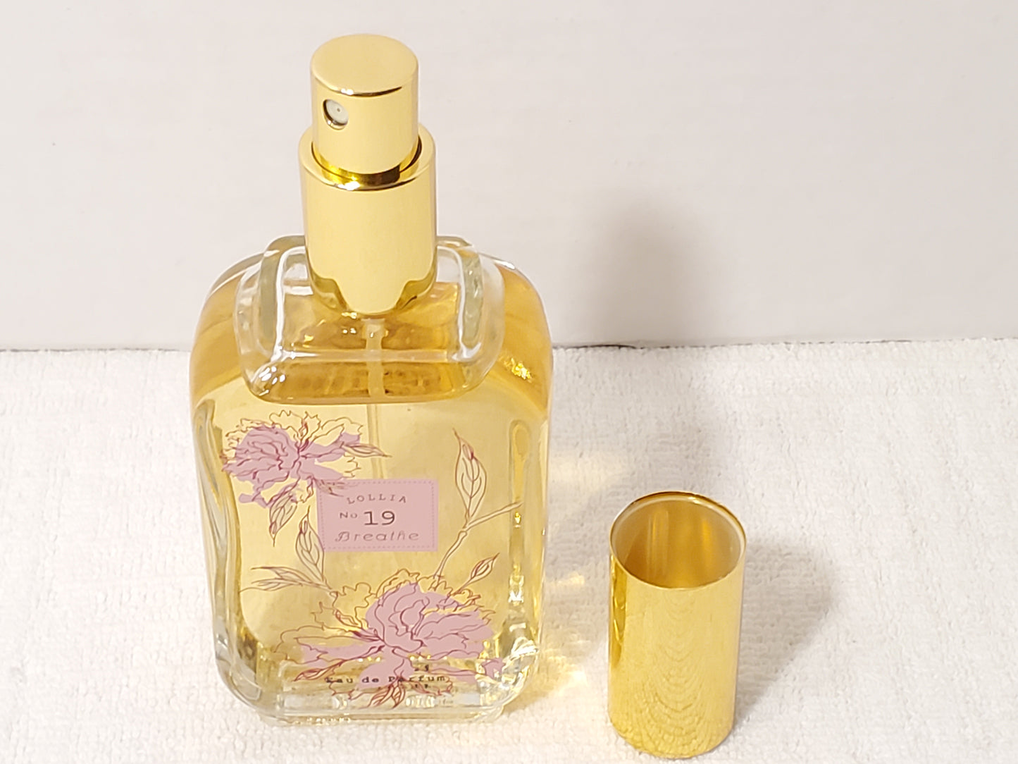 Lollia Breathe No. 19 Eau de Parfum Peony White Lily Women Perfume 3.5 oz Bottle