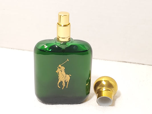 Vintage Ralph Lauren Polo Green Men's Cologne 4 oz Bottle Spray Eau De Toilette