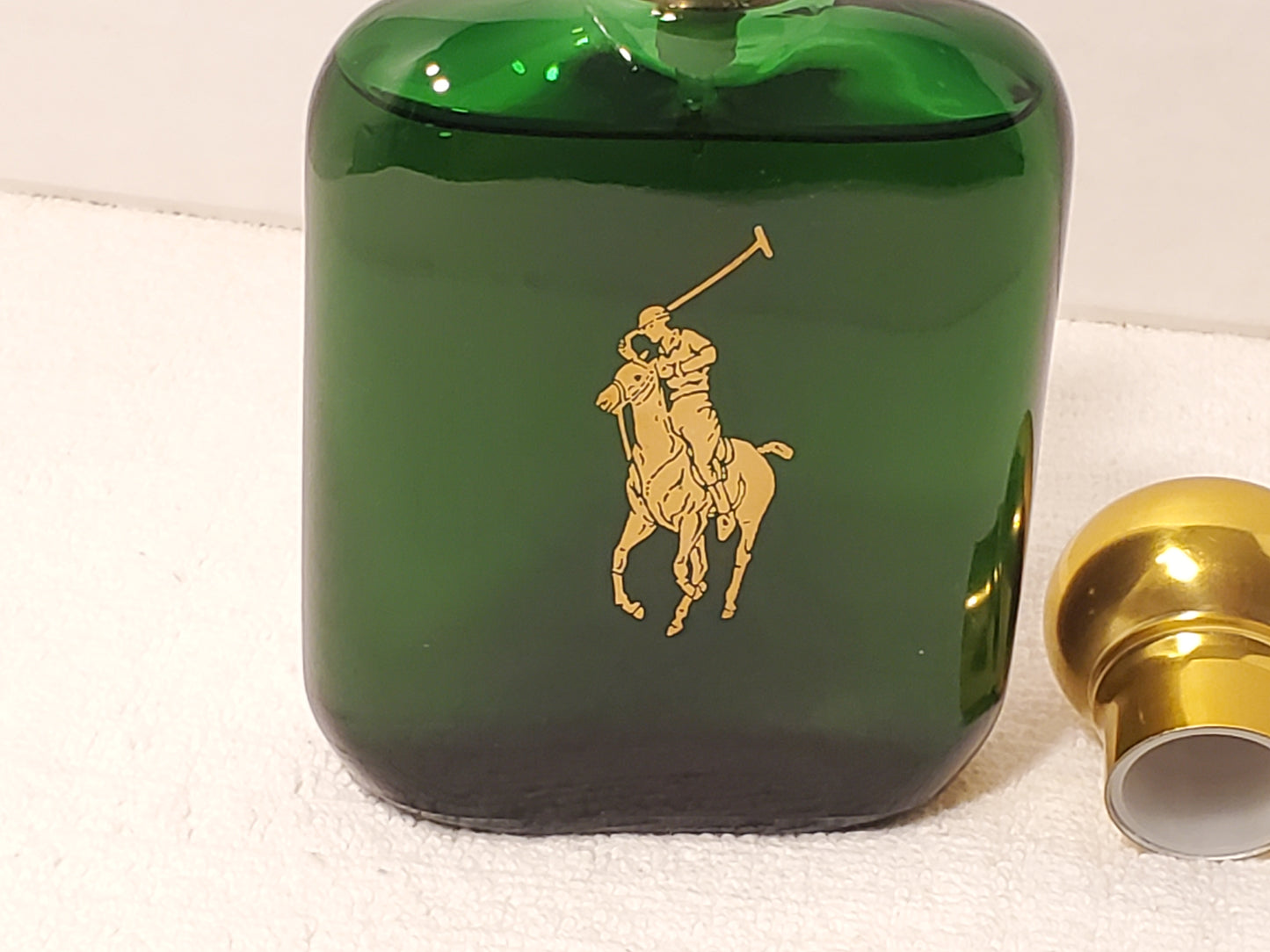 Vintage Ralph Lauren Polo Green Men's Cologne 4 oz Bottle Spray Eau De Toilette