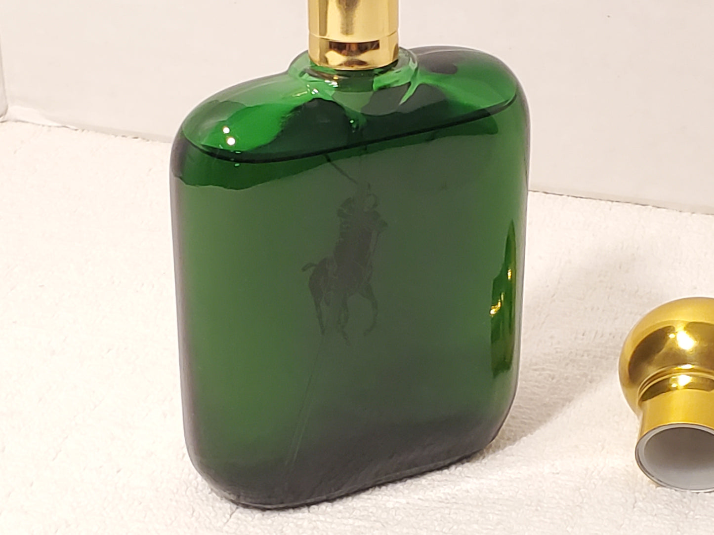 Vintage Ralph Lauren Polo Green Men's Cologne 4 oz Bottle Spray Eau De Toilette