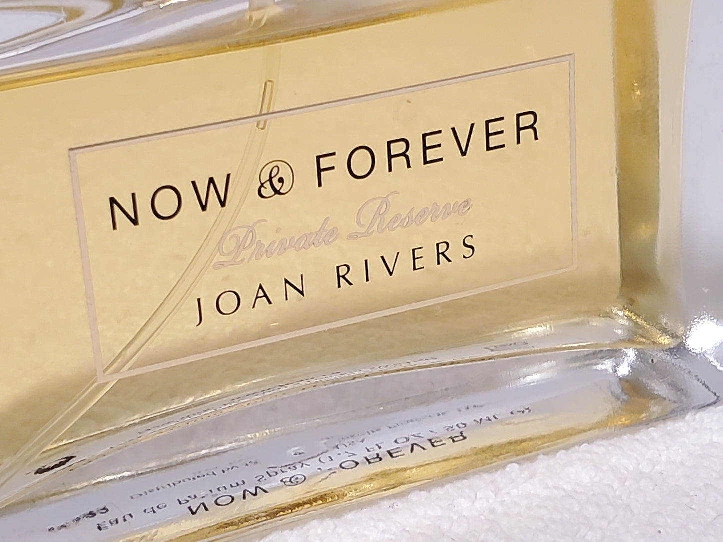 Vintage Joan Rivers Now & Forever Private Reserve Women's Perfume 1.7 oz Bottle
