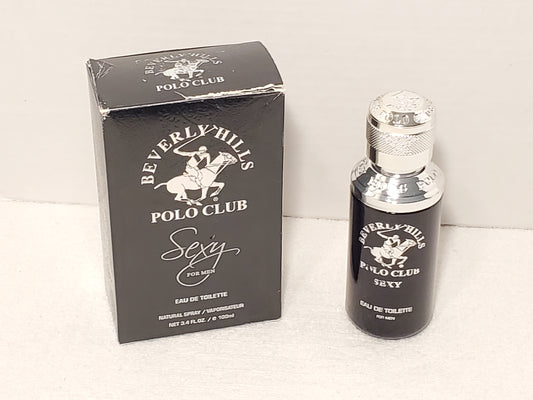 Vintage Beverly Hills Polo Club Sexy Men's Cologne Spray 3.4 oz Bottle New