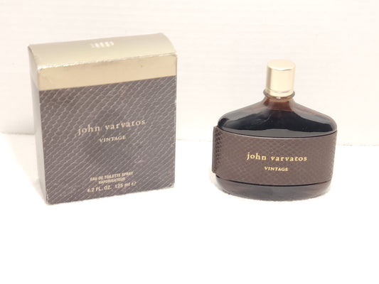 John Varvatos Vintage EDT Men’s Cologne 4.2 oz Bottle Spray Classic Woody Scent