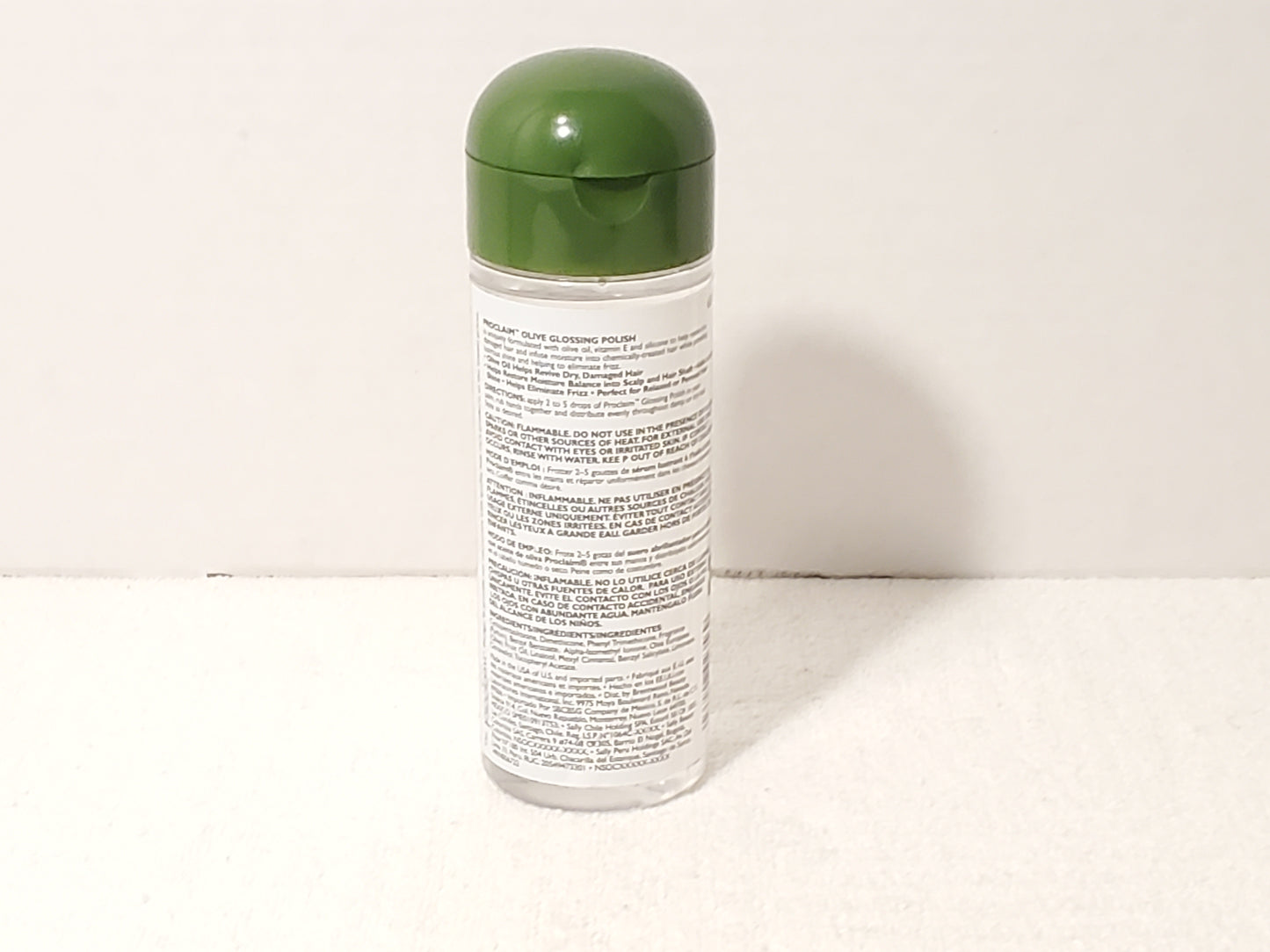 Proclaim Professional Care Olive Oil Glossing Polish 6 oz Bottle Shine Restore