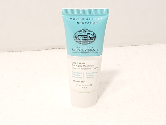Castello Monte Vibiano City Cream Anti Aging Moisturiser 0.50 oz Travel Size NEW