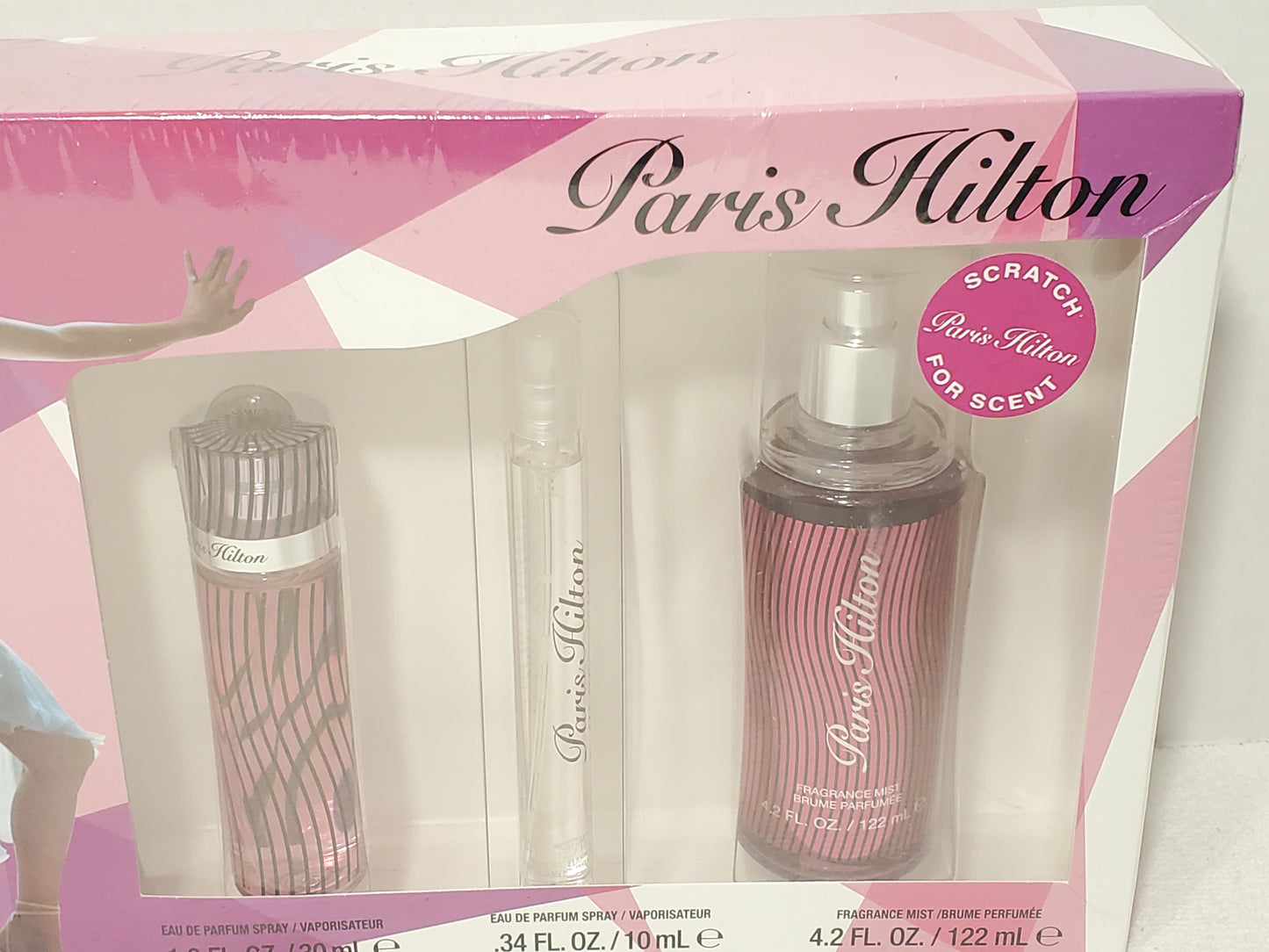 Paris Hilton 3 Piece Gift Set Women's Fragrance Mist Perfume New Sealed Box