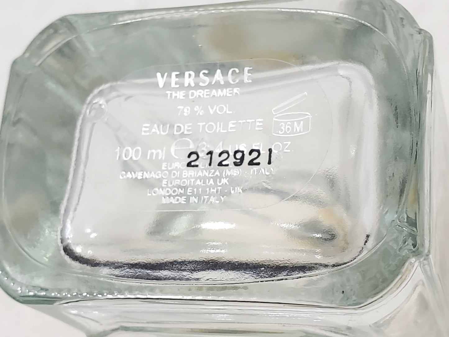 Versace The Dreamer Men's Cologne 3.4 oz Bottle Spray Made in Italy