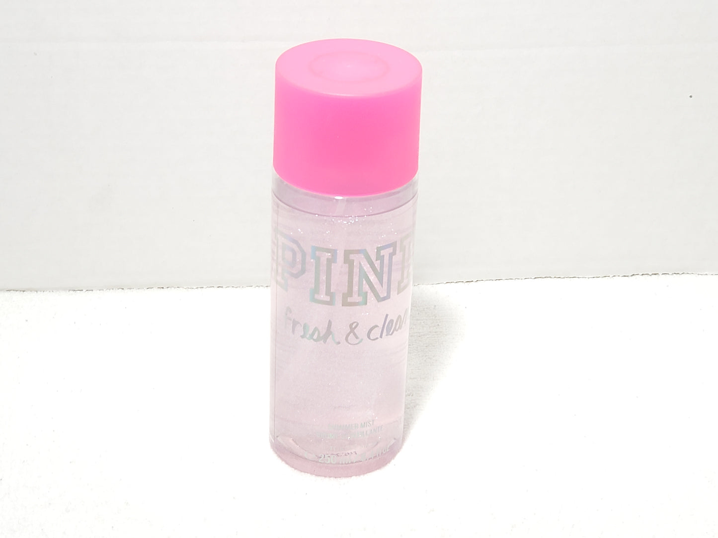 Victoria's Secret PINK Fresh & Clean Shimmer Mist 8.4 oz Spray Bottle Women's