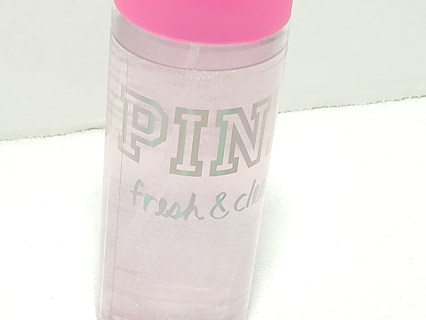 Victoria's Secret PINK Fresh & Clean Shimmer Mist 8.4 oz Spray Bottle Women's