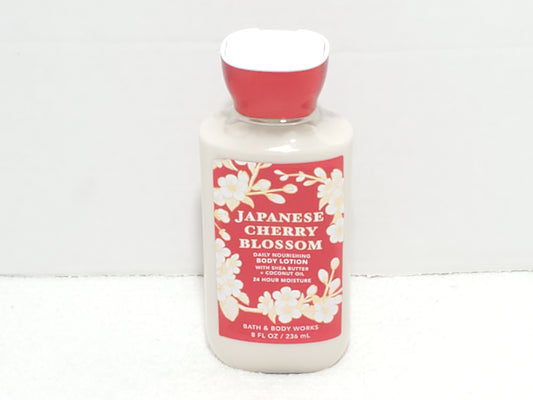 Bath & Body Works Japanese Cherry Blossom Lotion Shea Butter Coconut Oil 8 oz