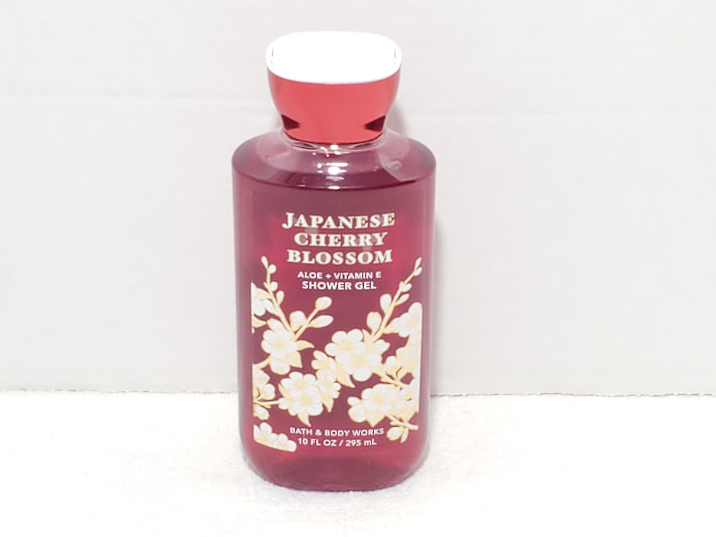 Bath & Body Works Shower Gel Japanese Cherry Blossom 10 oz Bottle Aloe Vitamin E