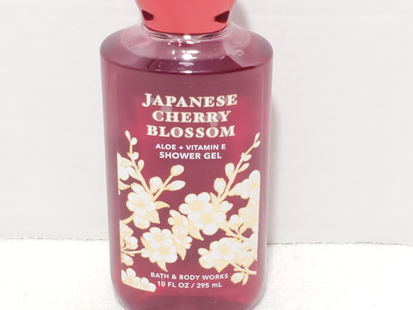 Bath & Body Works Shower Gel Japanese Cherry Blossom 10 oz Bottle Aloe Vitamin E