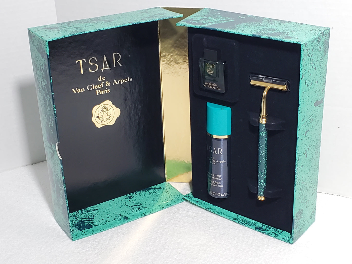 Vintage TSAR de Van Cleef & Arpels Paris Shave Gift Travel Set Discontinued