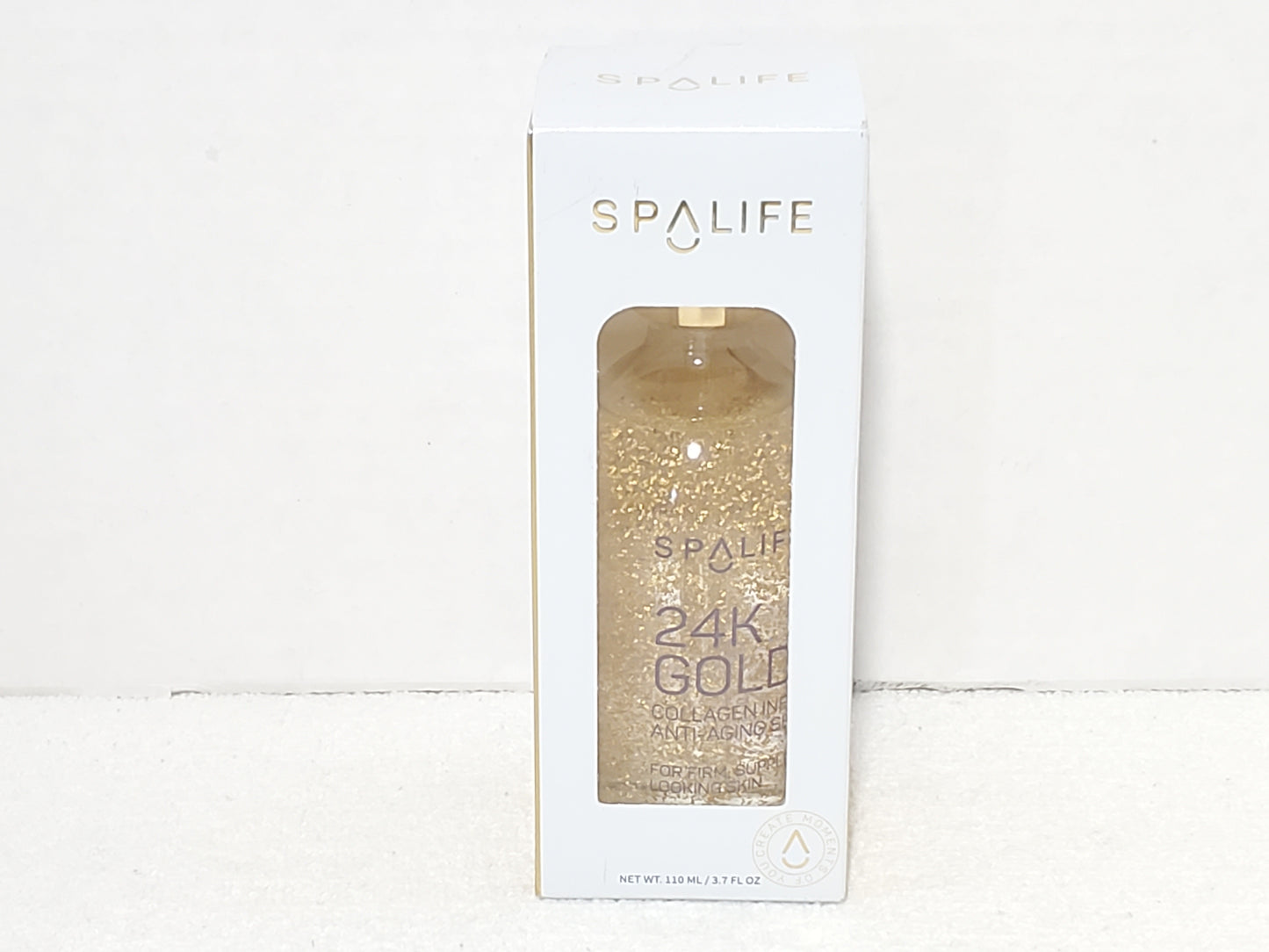 Spa Life 24K Gold Collagen Infused Anti-Aging Serum 3.7 oz Bottle New Sealed