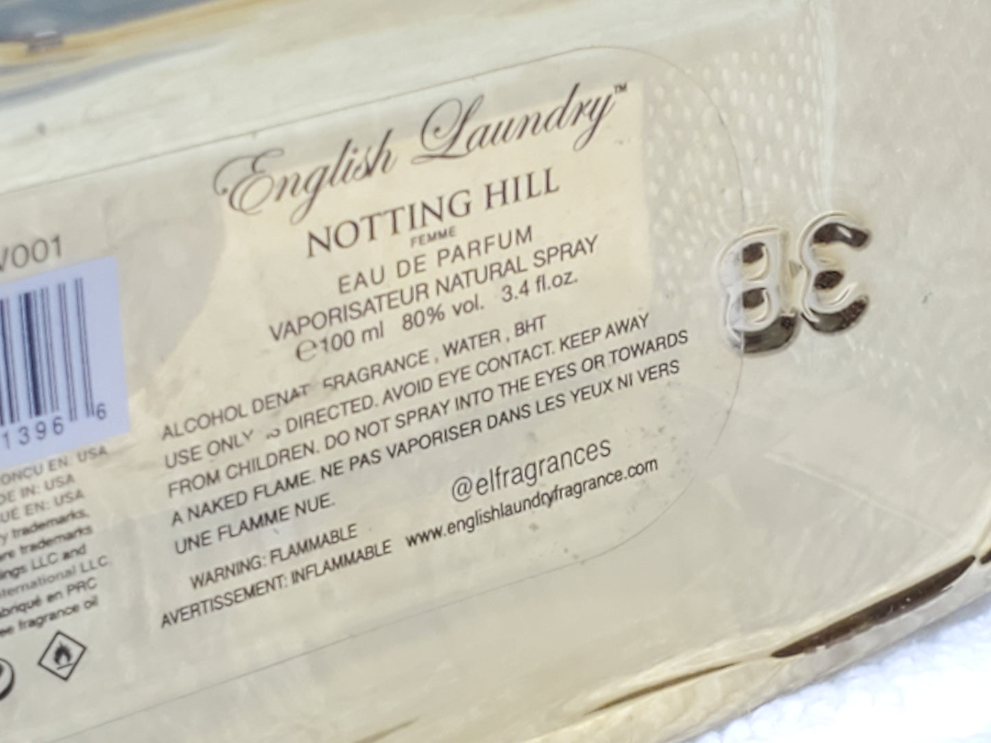 English Laundry Notting Hill Femme Eau de Parfum Spray for Her 3.4 oz Bottle NEW