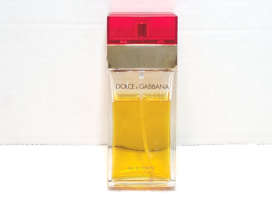 Vintage Dolce Gabbana Classic Red Women's Eau De Toilette Spray 3.4 oz Bottle