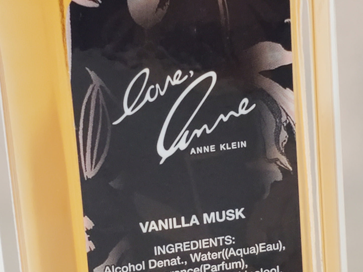 Love Anne by Anne Klein Eau De Parfum Women's Vanilla Musk 3.4 oz Bottle Spray