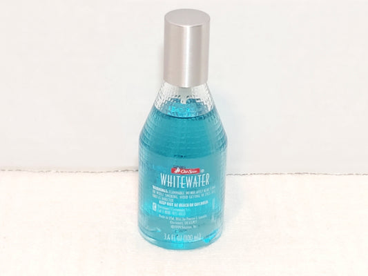 Vintage Old Spice Whitewater Men's Cologne Spray Blue 3.4 oz Bottle Made in USA