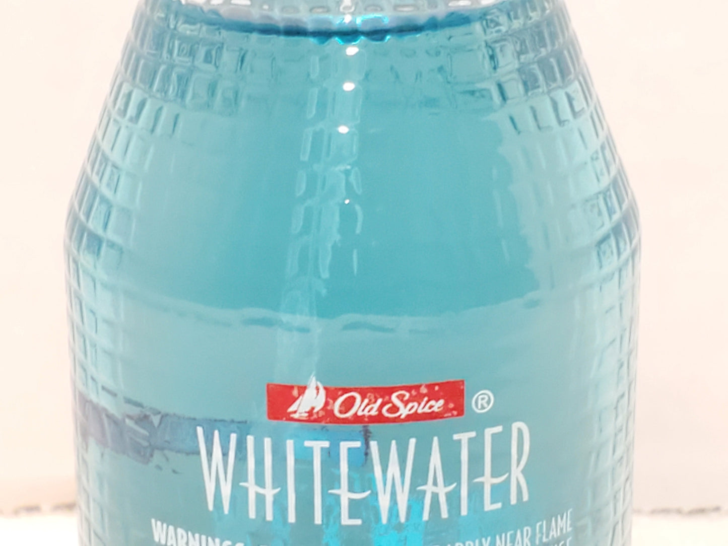 Vintage Old Spice Whitewater Men's Cologne Spray Blue 3.4 oz Bottle Made in USA