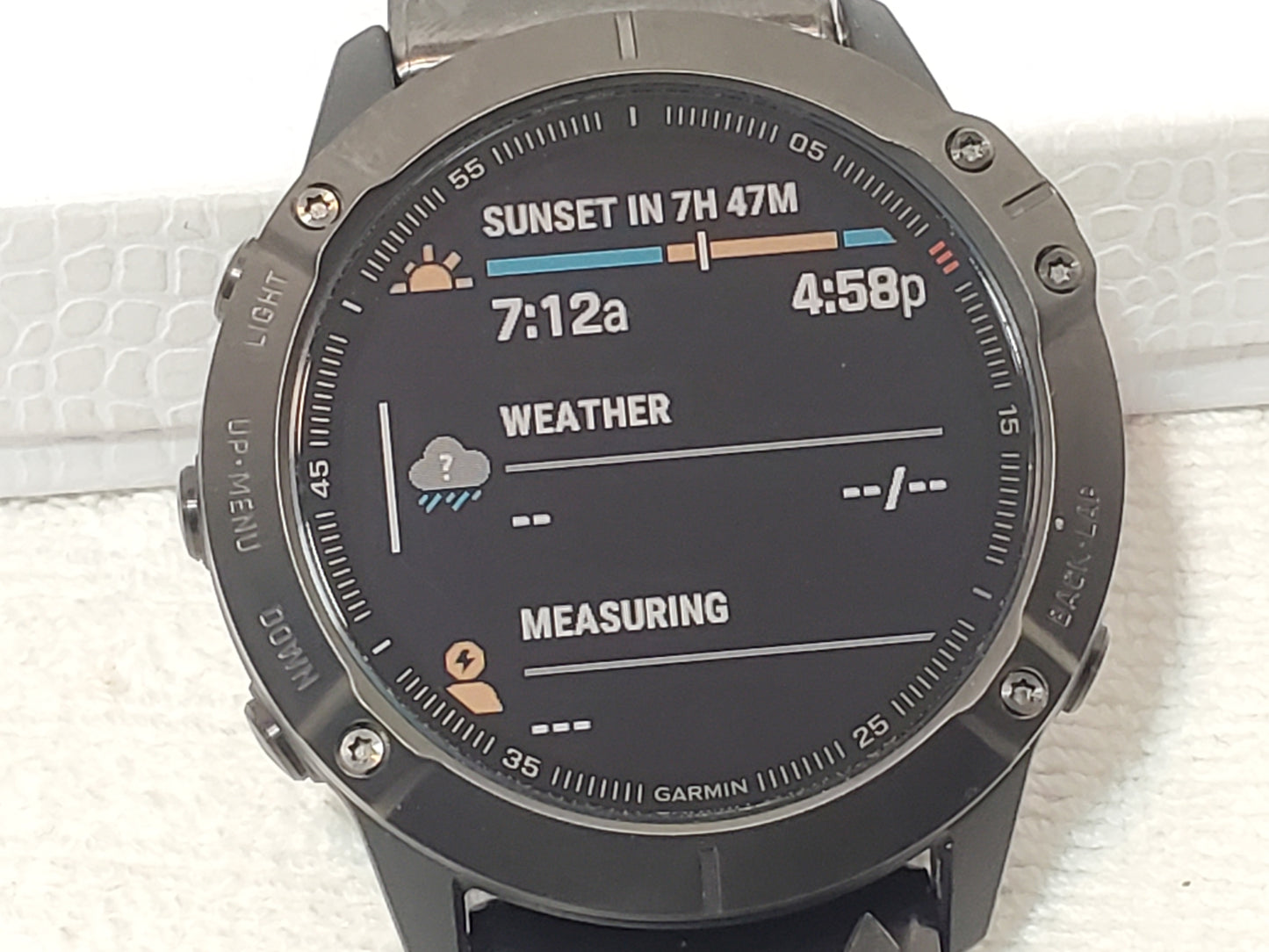 Garmin Fenix 6X Sapphire GPS Black Smart Watch Heart Rate Compass Music Sport