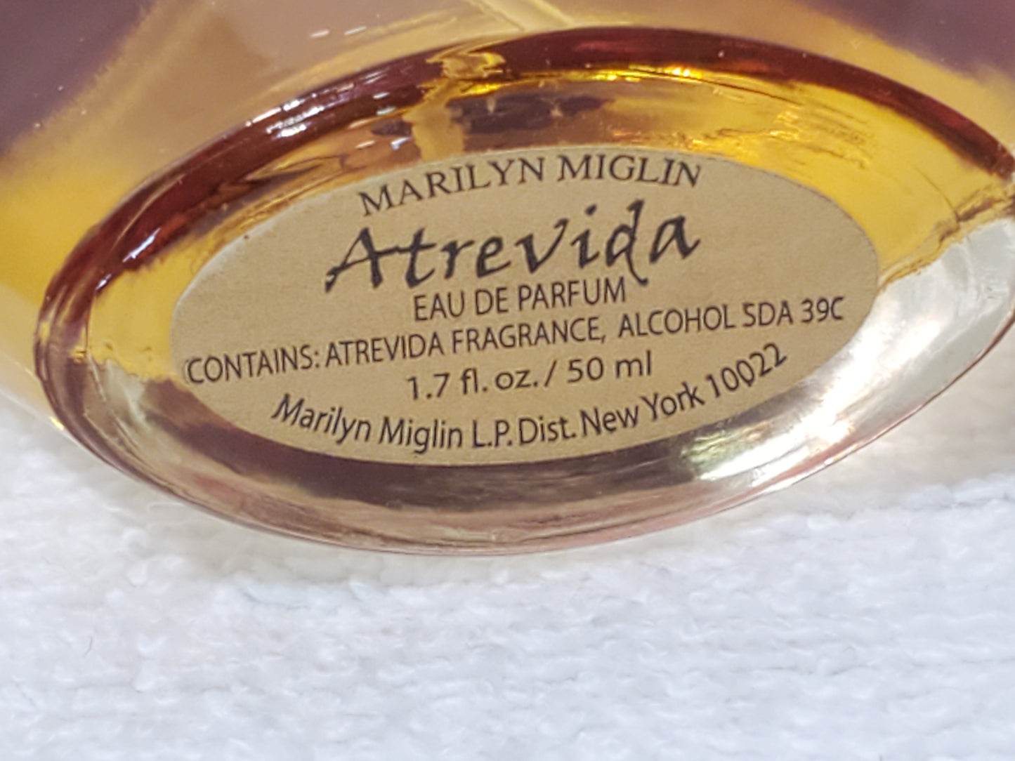 Vintage Marilyn Miglin Atrevida Eau De Parfum 1.7 oz Bottle Women's Perfume