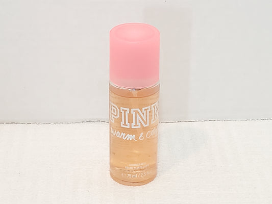 Victoria's Secret PINK Warm & Cozy Shimmer Mist 2.5 oz Bottle Spray Women's