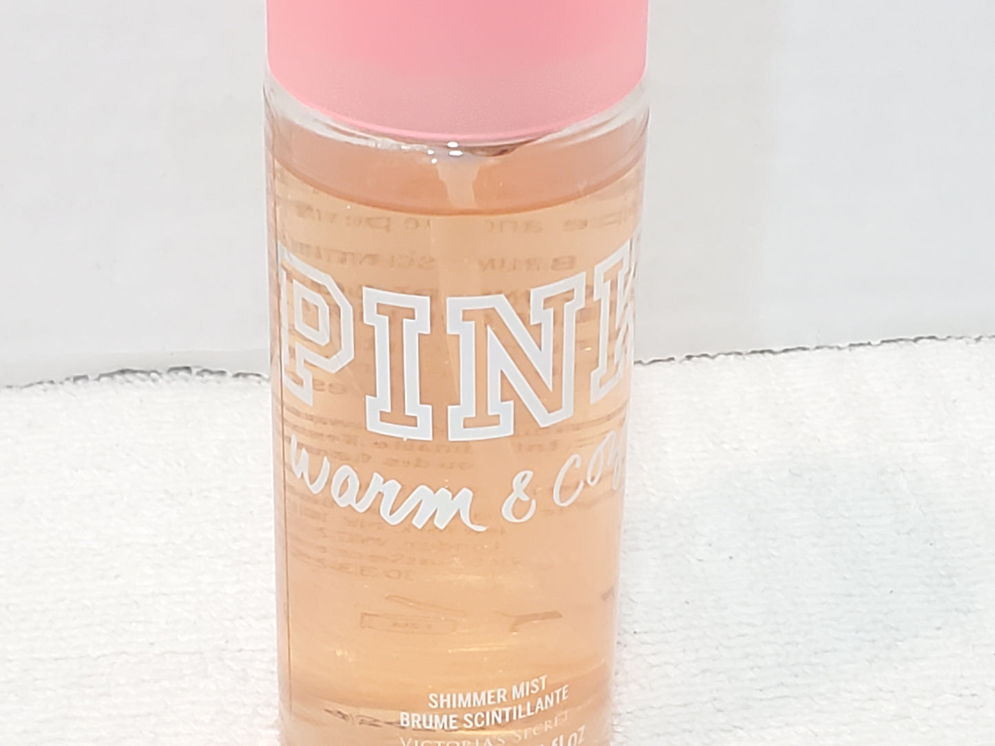 Victoria's Secret PINK Warm & Cozy Shimmer Mist 2.5 oz Bottle Spray Women's