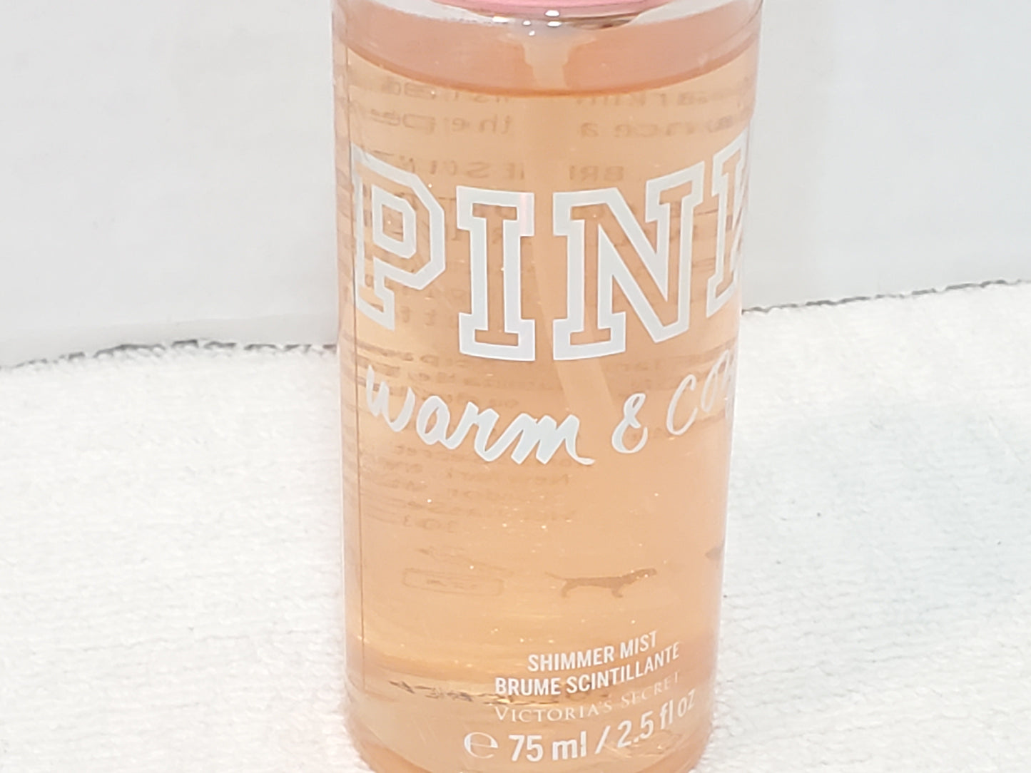 Victoria's Secret PINK Warm & Cozy Shimmer Mist 2.5 oz Bottle Spray Women's