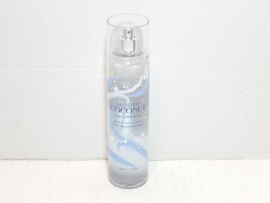 Bath and Body Works Frosted Coconut Snowball Fine Fragrance Mist 8 oz Bottle